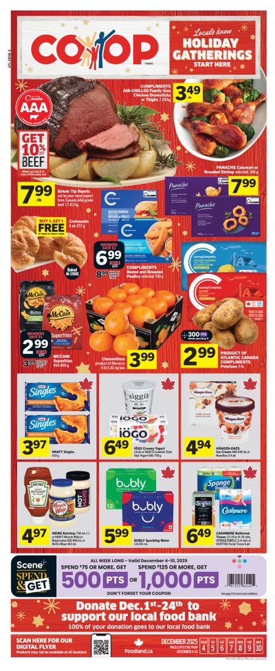 Foodland Co-op Flyer December 4 to 10
