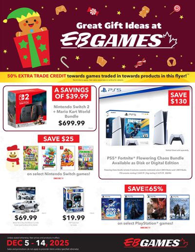 EB Games Flyer December 5 to 14