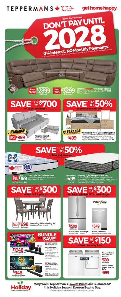 Tepperman's Flyer December 4 to 10
