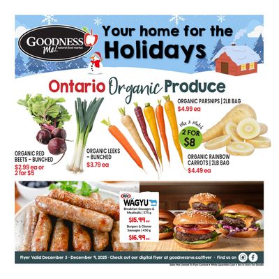 Goodness Me Flyer December 3 to 9