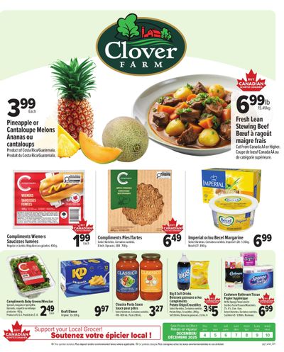 Clover Farm (Atlantic) Flyer December 4 to 10