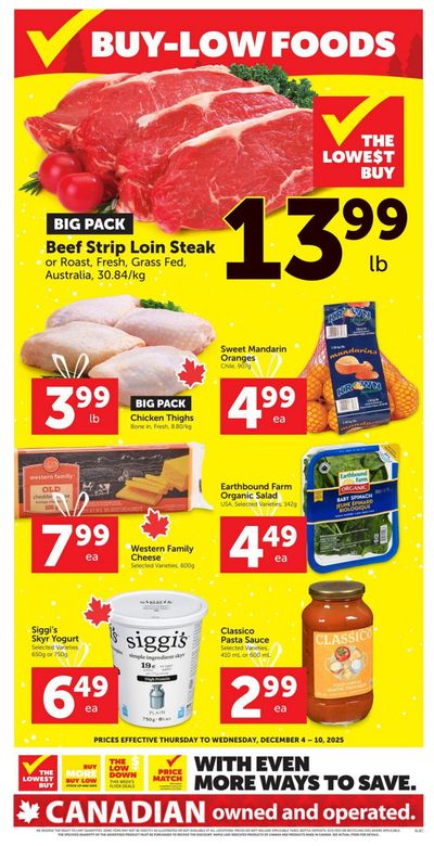 Buy-Low Foods Flyer December 4 to 10
