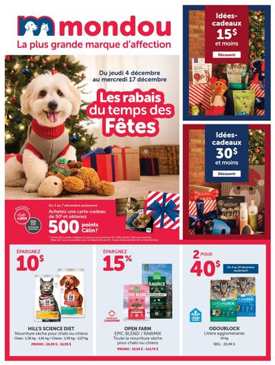 Mondou Flyer December 4 to 17
