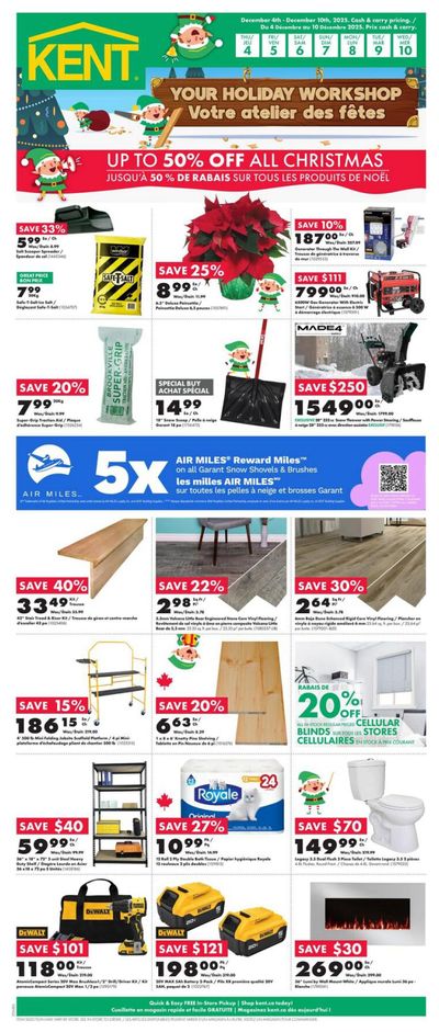 Kent Building Supplies Flyer December 4 to 10