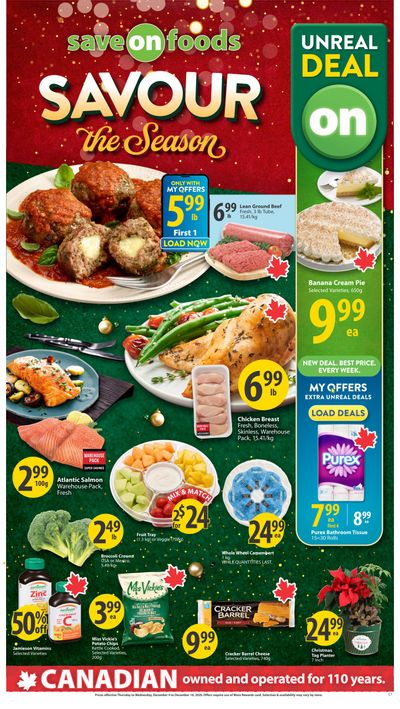 Save On Foods (SK) Flyer December 4 to 10