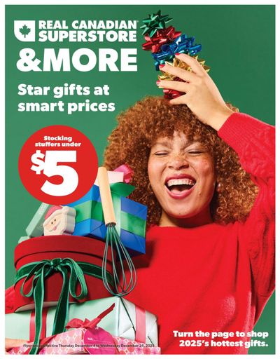 Real Canadian Superstore (ON) Gift Guide December 4 to 24