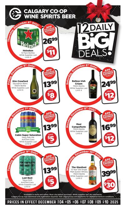 Calgary Co-op SWCB Flyer December 4 to 10