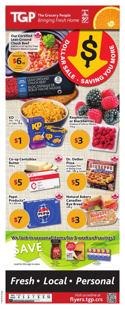TGP The Grocery People Flyer December 4 to 10