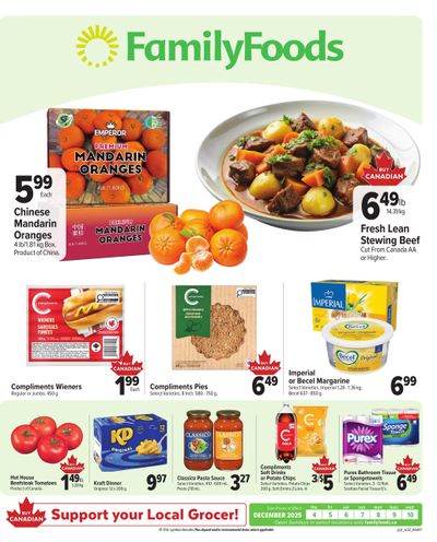 Family Foods Flyer December 4 to 10