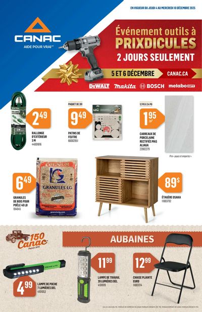 Canac Flyer December 4 to 10