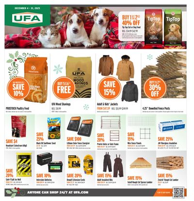 UFA Co-operative Limited Flyer December 4 to 31