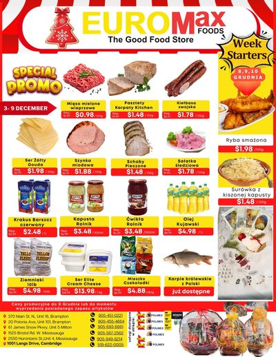 EuroMax Foods Flyer December 3 to 9