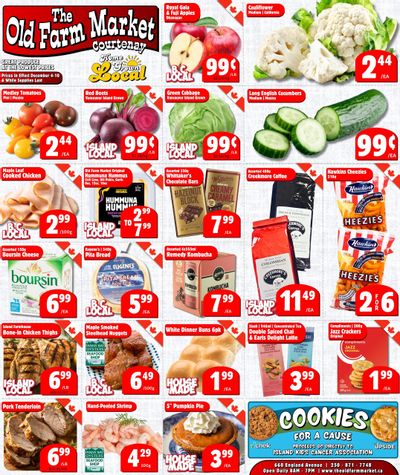 The Old Farm Market (Courtenay) Flyer December 4 to 10