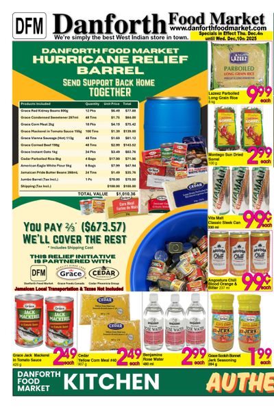 Danforth Food Market Flyer December 4 to 10