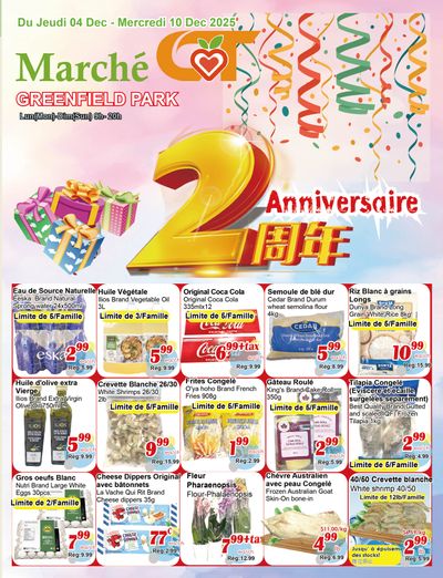 Marche C&T (Greenfield Park) Flyer December 4 to 10