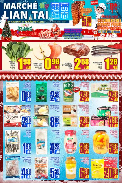 Marche Lian Tai Flyer December 4 to 10