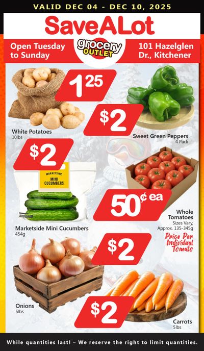 SaveALot Grocery Outlet Flyer December 4 to 10