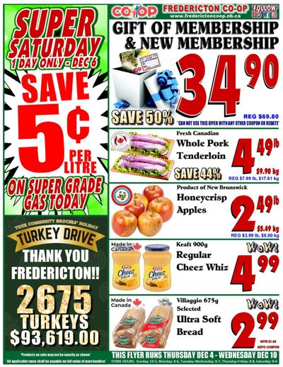 Fredericton Co-op Flyer December 4 to 10