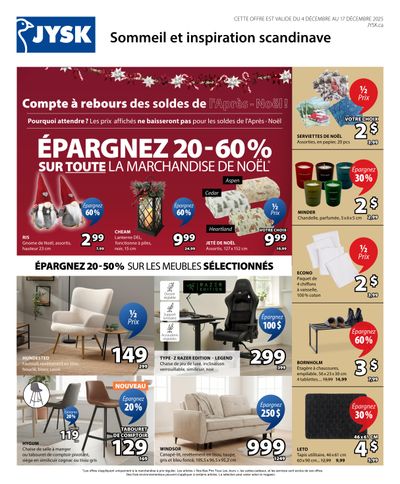 JYSK (QC) Flyer December 4 to 17
