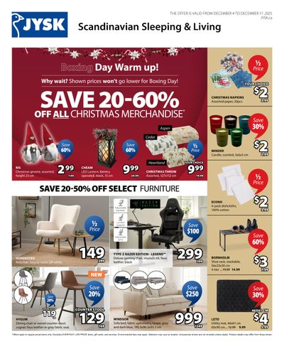 JYSK Flyer December 4 to 17