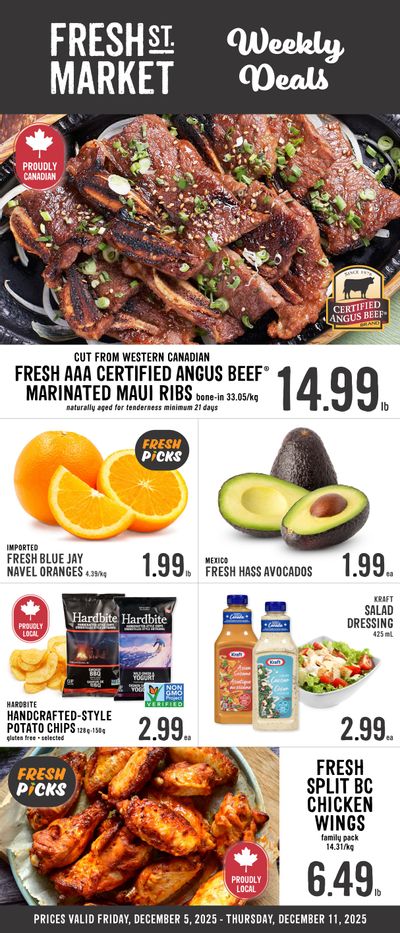 Fresh St. Market Flyer December 5 to 11