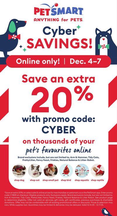 PetSmart Flyer December 4 to 14