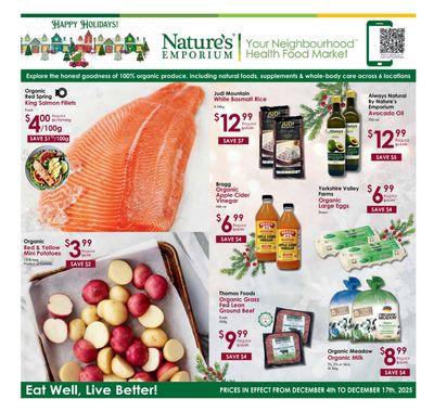 Nature's Emporium Bi-Weekly Flyer December 4 to 17