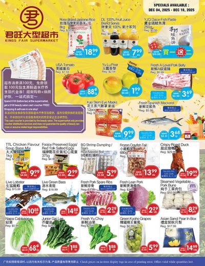 Kings Fair Supermarket Flyer December 4 to 10