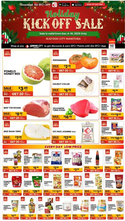 Seafood City Supermarket (MB) Flyer December 4 to 10