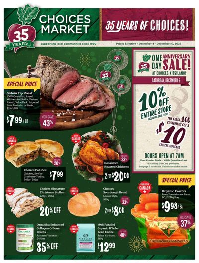Choices Market Flyer December 4 to 10