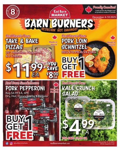 Red Barn Market Flyer December 4 to 10