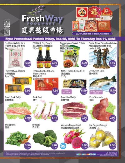 FreshWay Foodmart Flyer December 5 to 11
