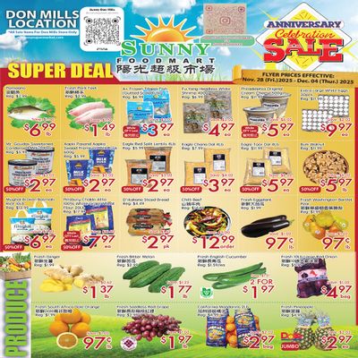 Sunny Foodmart (Don Mills) Flyer December 5 to 11