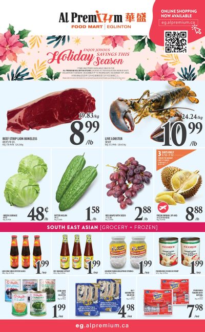 Al Premium Food Mart (Eglinton Ave.) Flyer December 4 to 10