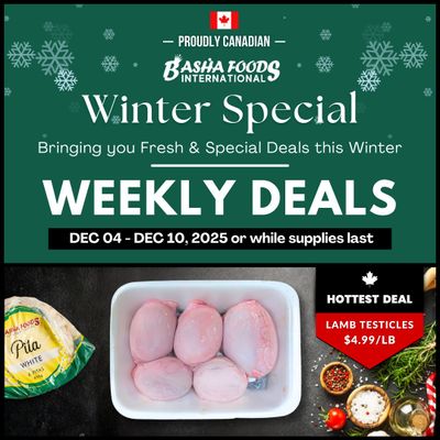 Basha Foods International Flyer December 4 to 10