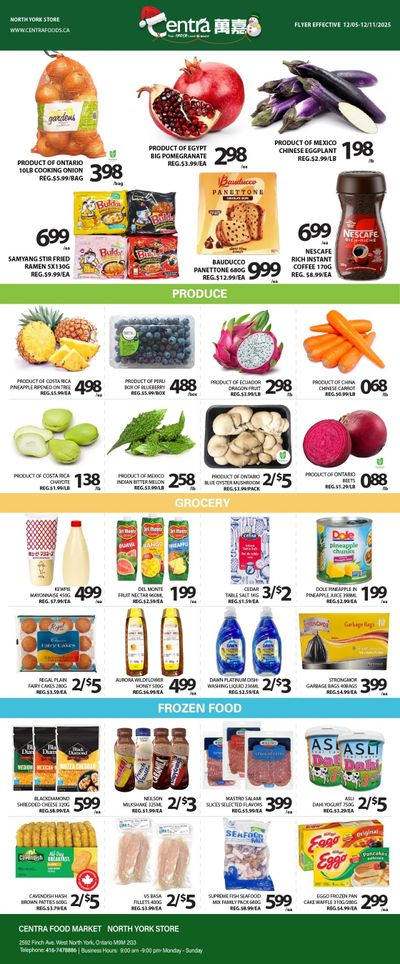 Centra Foods (North York) Flyer December 5 to 11