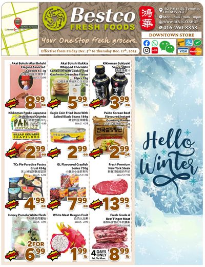 BestCo Food Mart (Downtown Toronto) Flyer December 5 to 11