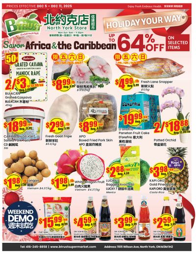 Btrust Supermarket (North York) Flyer December 5 to 11