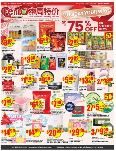 Terra Foodmart Flyer December 5 to 11