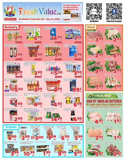 Fresh Value (Etobicoke) Flyer December 5 to 11