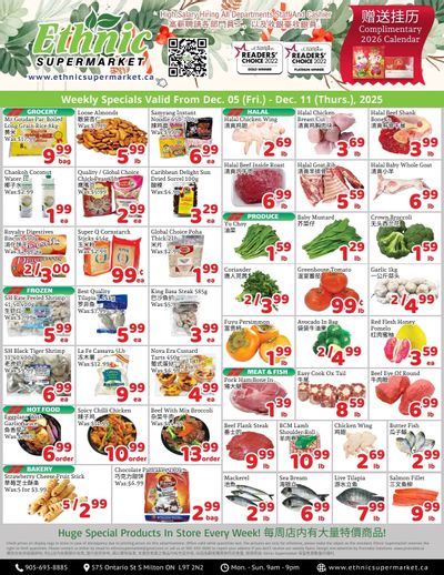 Ethnic Supermarket (Milton) Flyer December 5 to 11