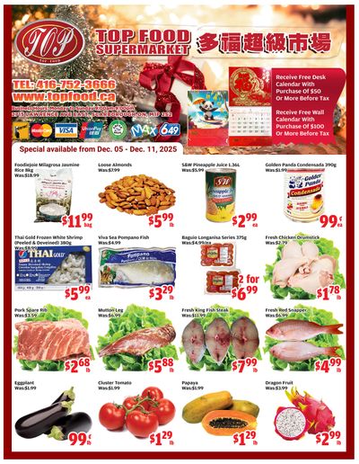 Top Food Supermarket Flyer December 5 to 11