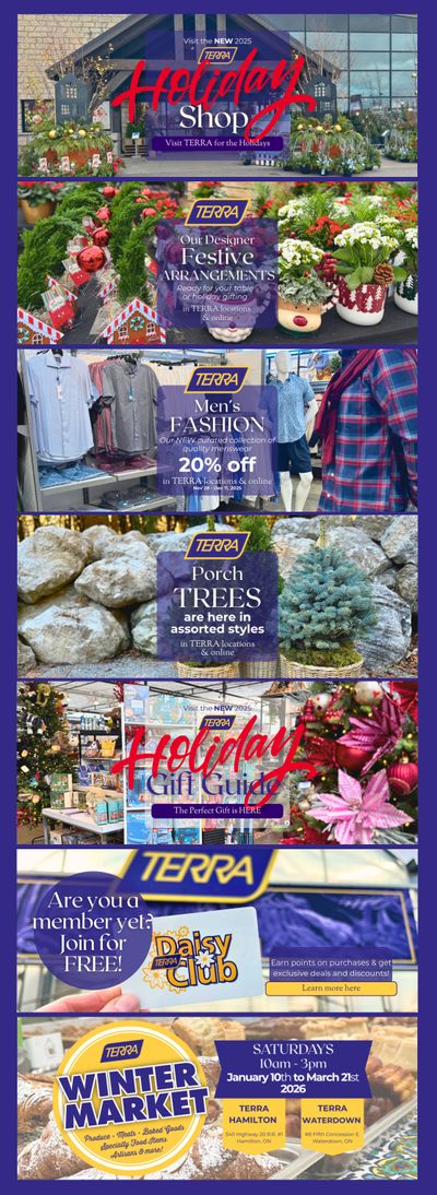 Terra Greenhouses Flyer December 5 to 11