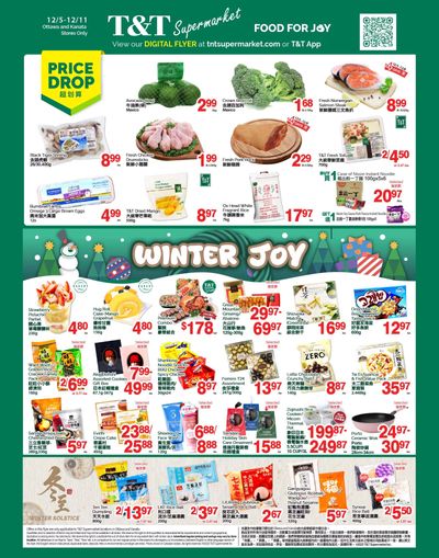T&T Supermarket (Ottawa & Kanata) Flyer December 5 to 11