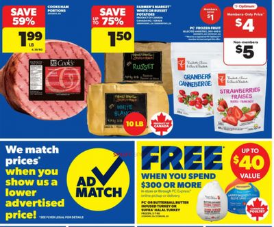 Real Canadian Superstore Ontario: 10lbs Farmer’s Market White or Russet Potatoes $1.50 + Flyer Deals
