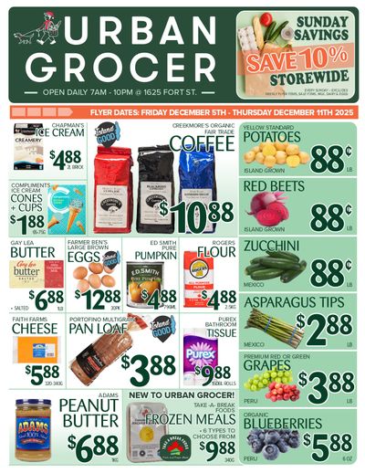 Urban Grocer Flyer December 5 to 11