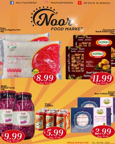 Noor Food Market Flyer December 5 to 11