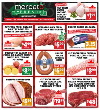 Mercato Fresh Flyer December 5 to 11