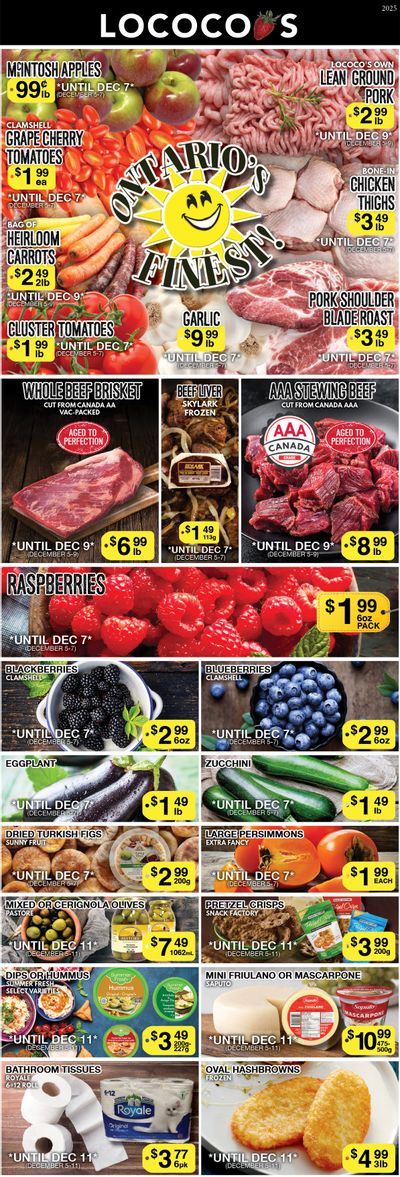 Lococo's Flyer December 5 to 9