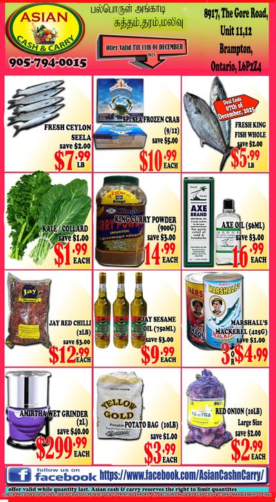 Asian Cash & Carry Flyer December 5 to 11
